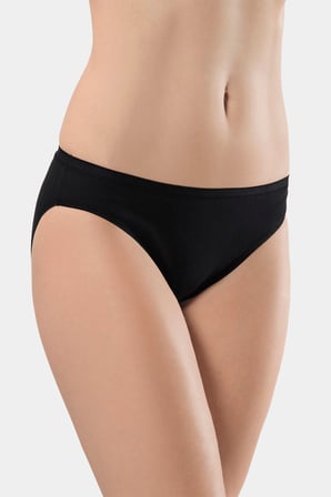 Türen Kadin Biyeli Pamuklu Bikini Külot 2'li Paket 270/Siyah
