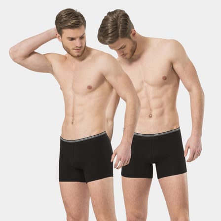 Türen Erkek Likrali Boxer 2'li Paket 126/Siyah