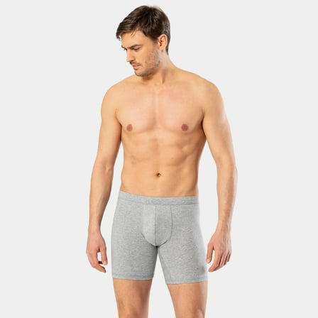 Cacharel Erkek Likrali Uzun Boxer (Bel Bantli) 1336/Gri