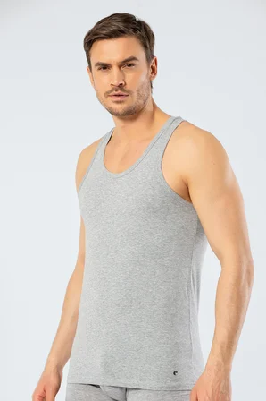 Cacharel Erkek Halter Yaka Spor Atlet 1302/Gri