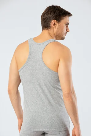 Cacharel Erkek Halter Yaka Spor Atlet 1302/Gri