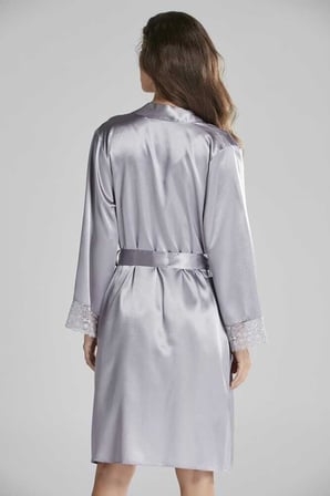 Pierre Cardin Sütyen Kaplı Sabahlık Gecelik Set 4285 Royal