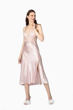 Pierre Cardin 6'lı Uzun Gecelik Sabahlık Set 6025