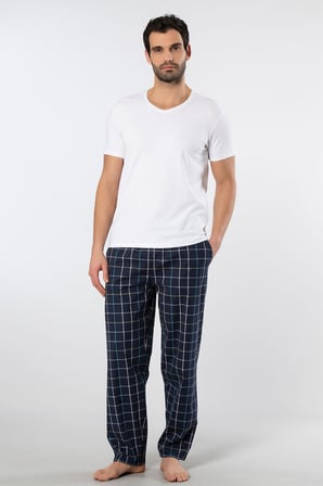 Cacharel Erkek Dokuma Pijama Takimi 2238/Lacivert 8
