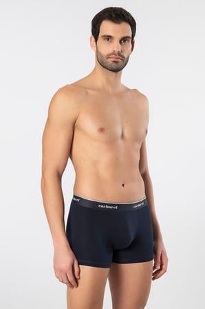 Cacharel Erkek Desenli Likrali Boxer 3'lü Paket 1339/Lacivert 8