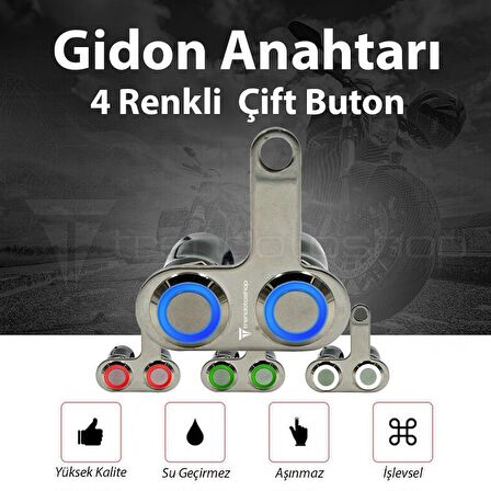 Universal Motosiklet Açma Kapama Düğmesi Çift Tuşlu Işıklı Gidon Bağlantılı Aç Kapa Tuşu