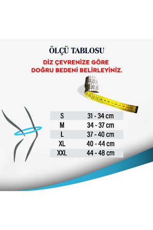 Vizor Patella ve Ligament Destekli Önü Yarım Açık Dizlik | CODE 503 - A ( S BEDEN )