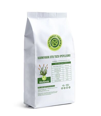 Glutensiz Karnıyarık Otu Tozu (Psyllium) 300 GR