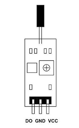 SW520D Tilt Sensör Kartı 3 Pin (Eğim Sensörü - Yatay)