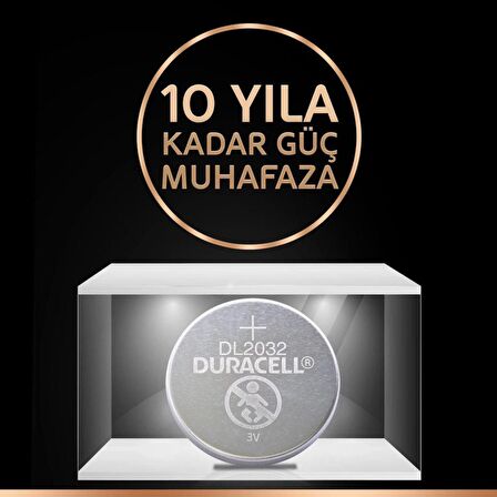 Duracell 2032 3V Lityum Pil (2 Adet)