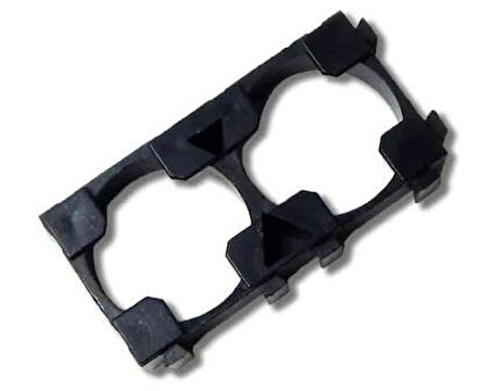 18650 Pil Tutucu ikili Geçmeli battery holder 2 cell