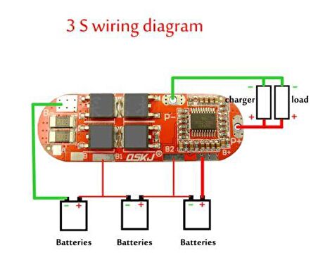 4S 25A 16.8V BMS Koruma Kartı Lityum Batarya 18650 Li-ion Lipo Protection Module