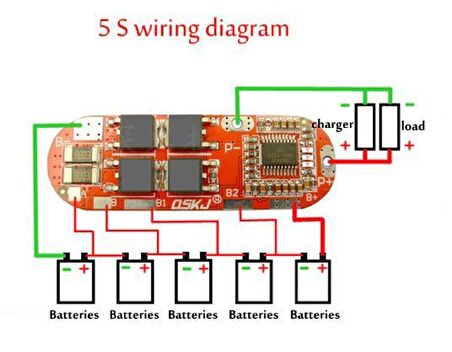 4S 25A 16.8V BMS Koruma Kartı Lityum Batarya 18650 Li-ion Lipo Protection Module