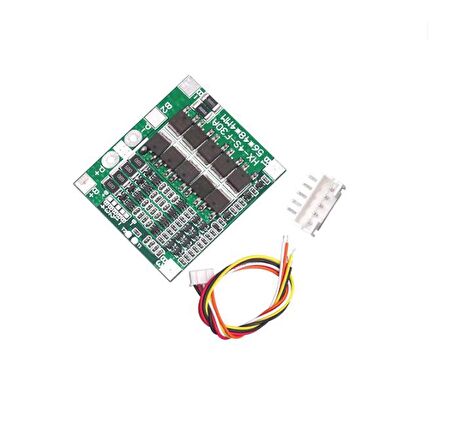 4S 30A BMS Koruma Kartı  LiFePO4 Balanslı Protection Module