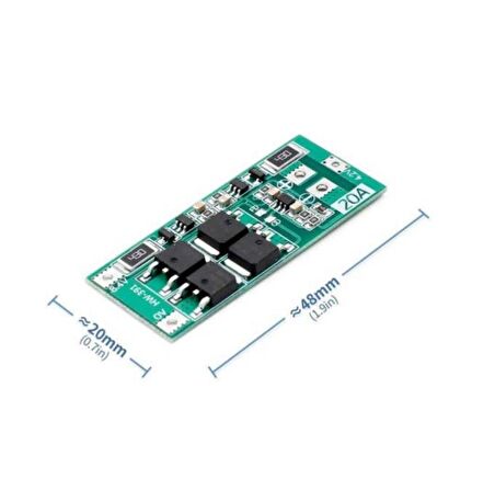 2S 20A 8.4V BMS Koruma Kartı Lityum Batarya 18650 Li-ion Lipo Protection Module