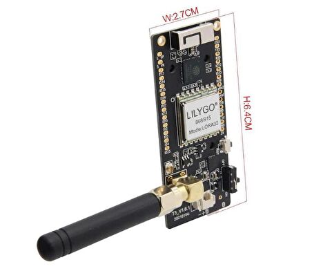 LILYGO Lora32 868Mhz OLED 0.96 inç SD Kart WiFi BLE Geliştirme Kartı ESP-32 SX1276