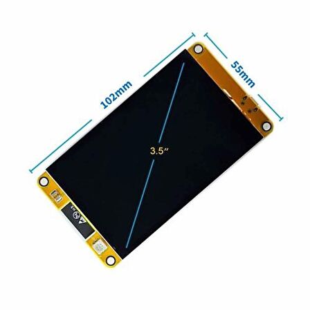 ESP32 Arduino LVGL WIFI & Bluetooth 3.5" Kapasitif Ekran