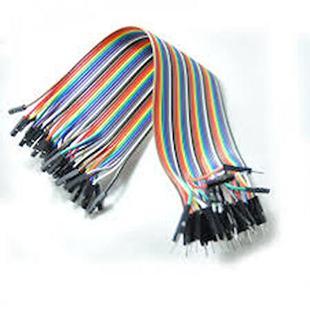 Jumper Kablo (Erkek - Dişi) 20 cm 40 adet