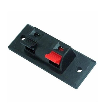 Hoparlör Terminali - Hoparlör Klemensi İkili Dikdörtgen IC-249 20x55mm