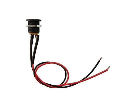 Power Konnektör Seti 2.1mm Panel Tip Erkek - Dişi Kablolu - 20 + 20cm