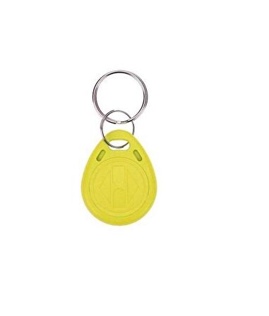 RFID Tekrar Yazılabilir Keyfob Sarı 125 Khz EM4305 T5577 Anahtarlık Göstergeç Writable Tag