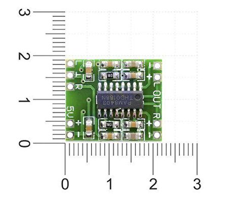 PAM8403 Mini Digital Amplifier Board 2X 3w 2 Kanal 5V  Anfi Kiti