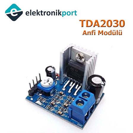 TDA2030A 18W Anfi Kiti 6‐12V  Ses Yükseltici Digital Amplifier Board