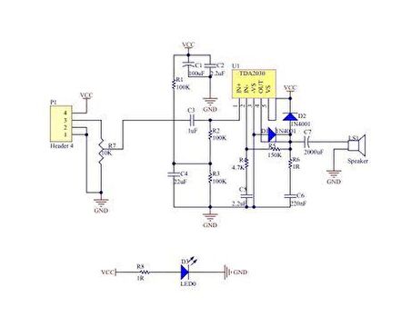 TDA2030A 18W Anfi Kiti 6‐12V  Ses Yükseltici Digital Amplifier Board