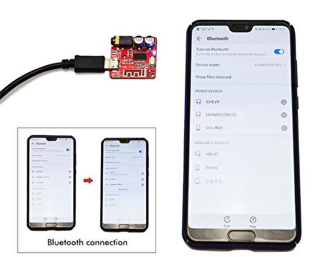 Bluetooth Ses Alıcı Modülü 4.1 Stereo mp3 Decoder