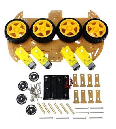 4WD Robot Araba Kiti Arduino