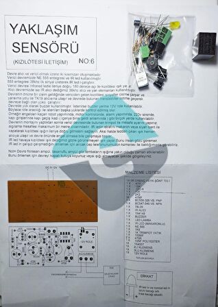 Yaklaşım Sensörü Demonte Kit Kendin Yap