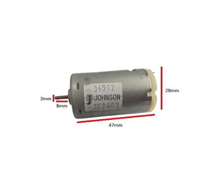 JOHNSON 17V 19000 RPM DC Motor