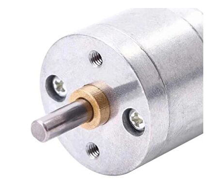 6V 25mm 1360 RPM Redüktörlü DC Motor