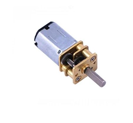 6V 12mm 70 RPM Redüktörlü Mikro DC Motor