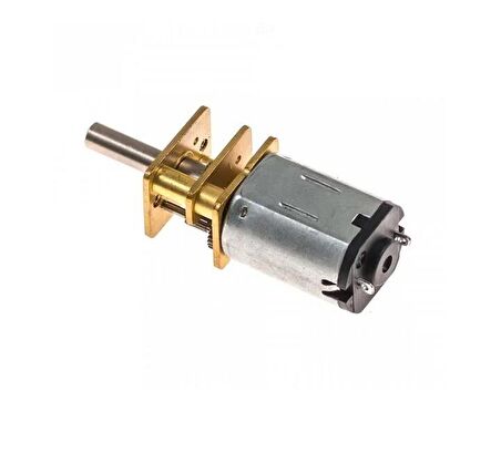 12V 12mm 200 RPM Redüktörlü Mikro DC Motor