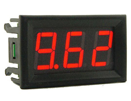 Voltmetre DC 0-30V Panel Tip Dijital Kırmızı 0.56 inch