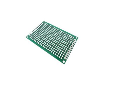 Çift Yüzlü Delikli Plaket 4x6cm Pertinaks