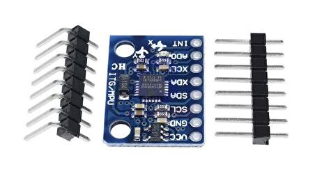 MPU6050 İvme Sensörü GY-521 6 Eksen Eğim Gyro Jiroskop Modülü