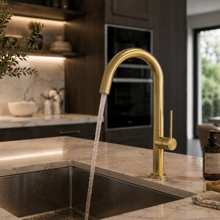 Newarc Bold Mat Gold Mutfak Eviye Bataryası 910738