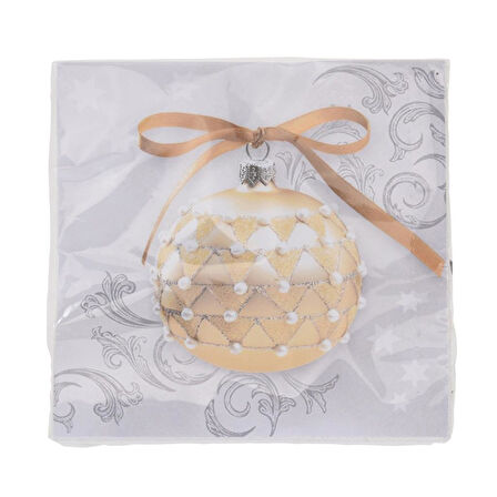 Yılbaşı Gold Temalı Kağıt Peçete Beyaz 33*33cm 20 Adet