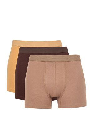 DeFacto Erkek Basic Düz 3'lü Boxer C9551AX24WNBN151