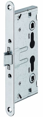 Häfele Yangın Dayanımlı Gömme Kapı Kilidi, HÄFELE H65.02, Mızraklı, PC (Barelli Tip), 65 mm Seren