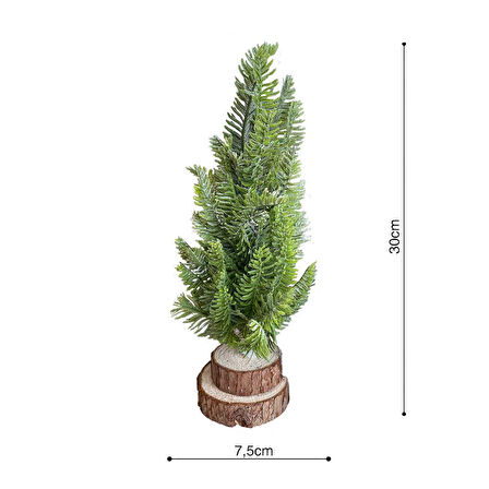 Yılbaşı Ağacı Kar Kaplı Mini 30cm