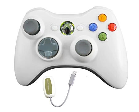 XBOX 360 + PC laptop uyumlu Kablosuz Wireless Gamepad USB denetleyicisi Joystick PC alıcılı