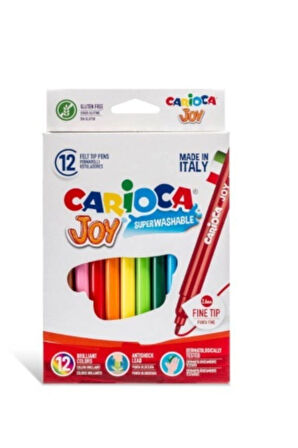 Yıkanabilir Keçeli Boya Kalemi 12li & Wax Yıkanabilir Pastel Boya Kalemi 12'li & Sulu Boya 30mm 12li
