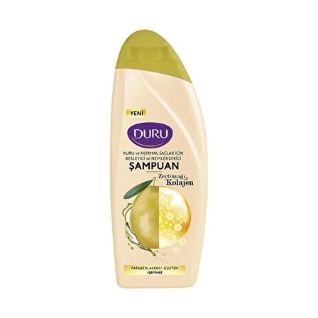 Duru Zeytinyağı&Kolajen Kuru ve Normal Saçlar için Şampuan 6x500 ML