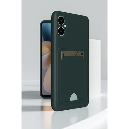 Samsung Galaxy A05 Kelvin Kartvizitli Silikon - Siyah