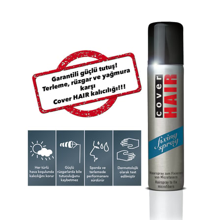 Saç Fiberi Sabitleyici Saç Spreyi (100ml)