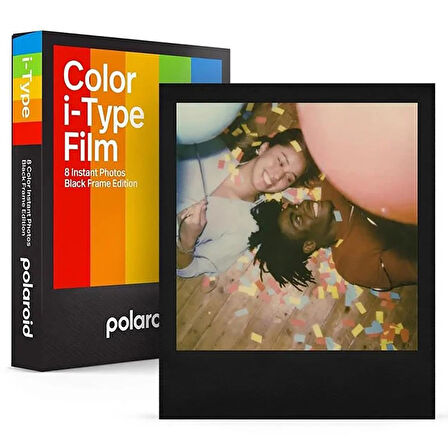 Polaroid Color i-Type Black Frames Edition Instant Film 8 Poz