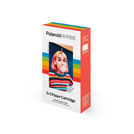 Polaroid Hi·Print 2×3 Paper Cartridge - 20 Sheets